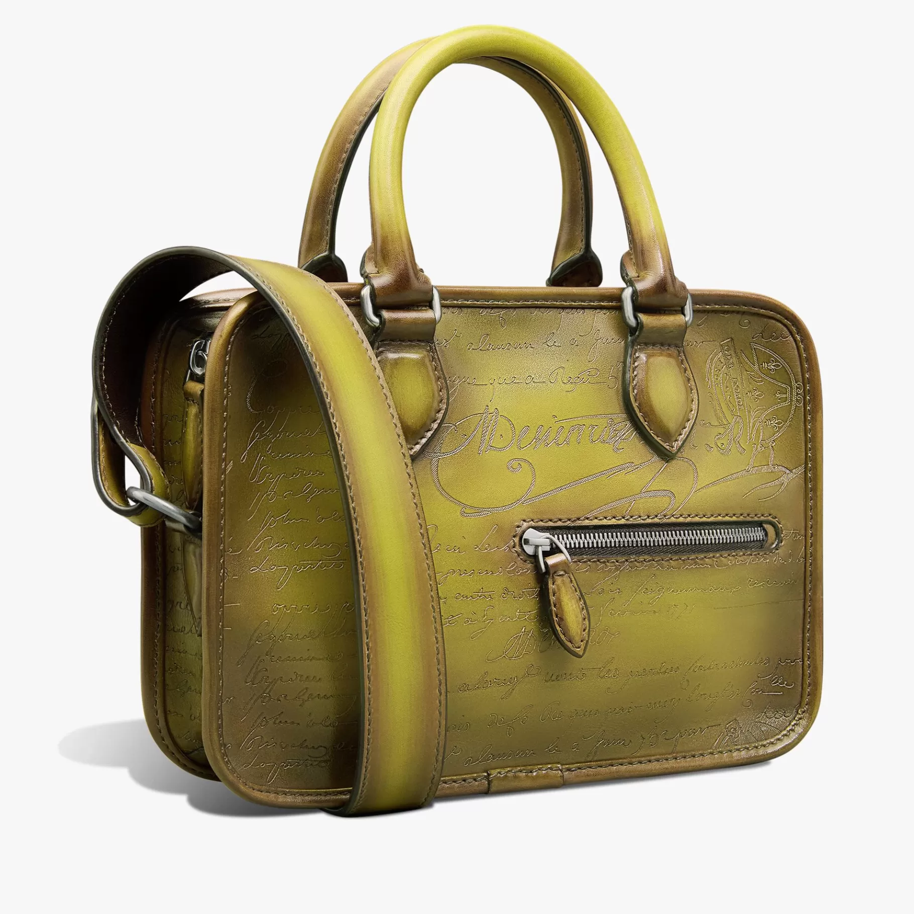 Sac Bandoulière Un Jour Gulliver En Cuir Scritto | Berluti Cheap