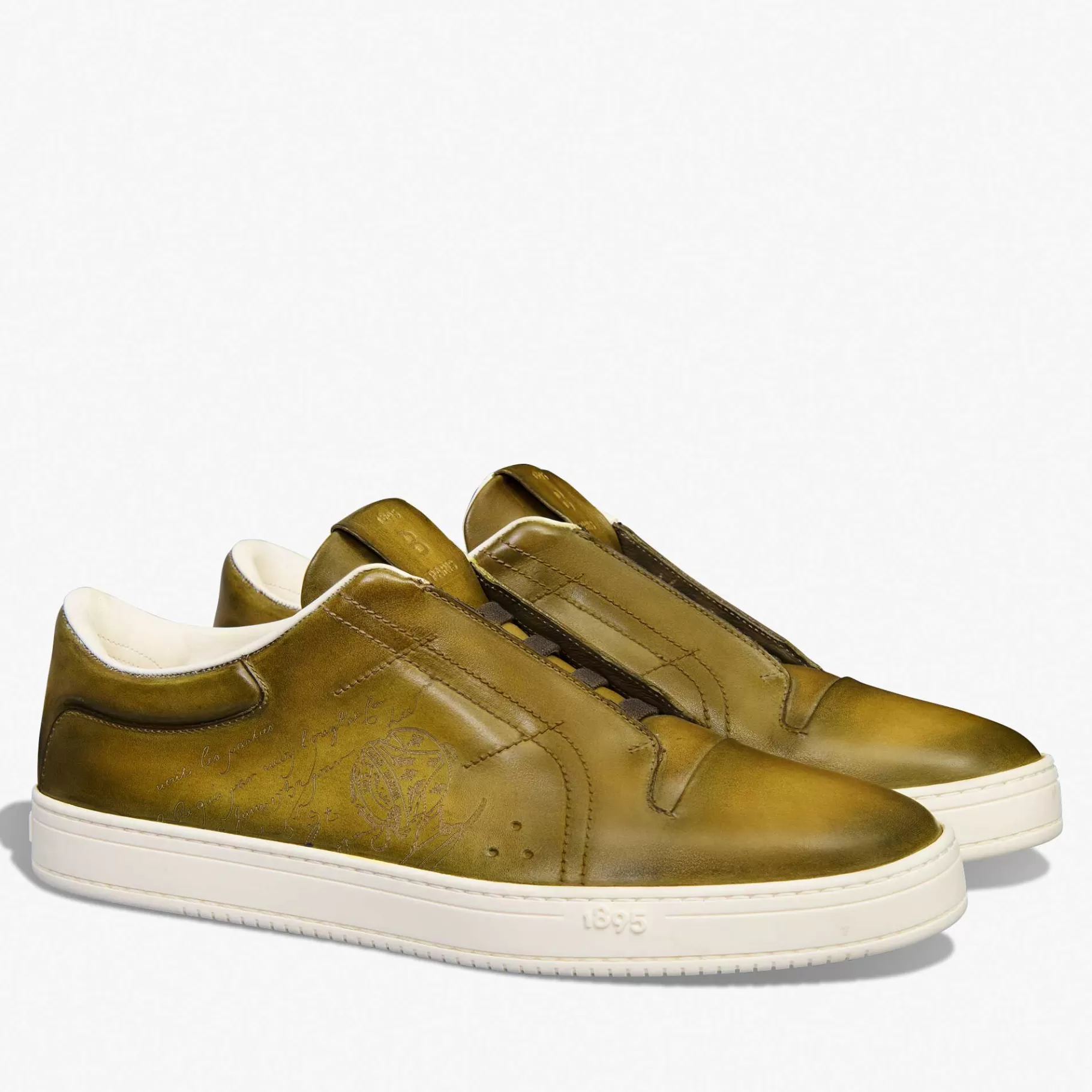 Slip On Playtime En Cuir Scritto | Berluti Hot