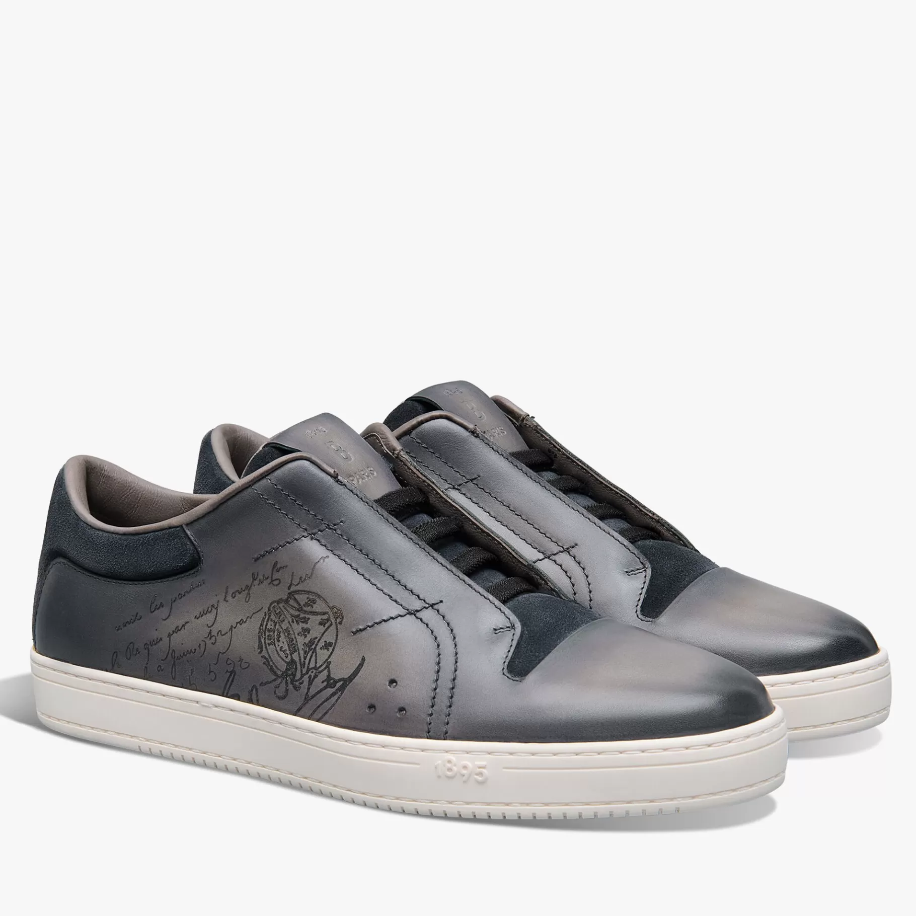 Slip-on sneaker Playtime En Cuir Scritto | Berluti Cheap