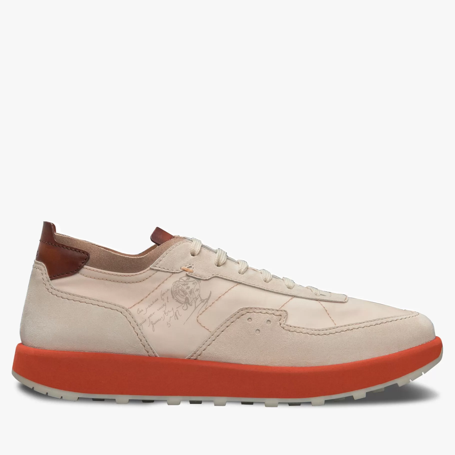 Sneaker Light Track En Veau Velours Et Nylon | Berluti Shop