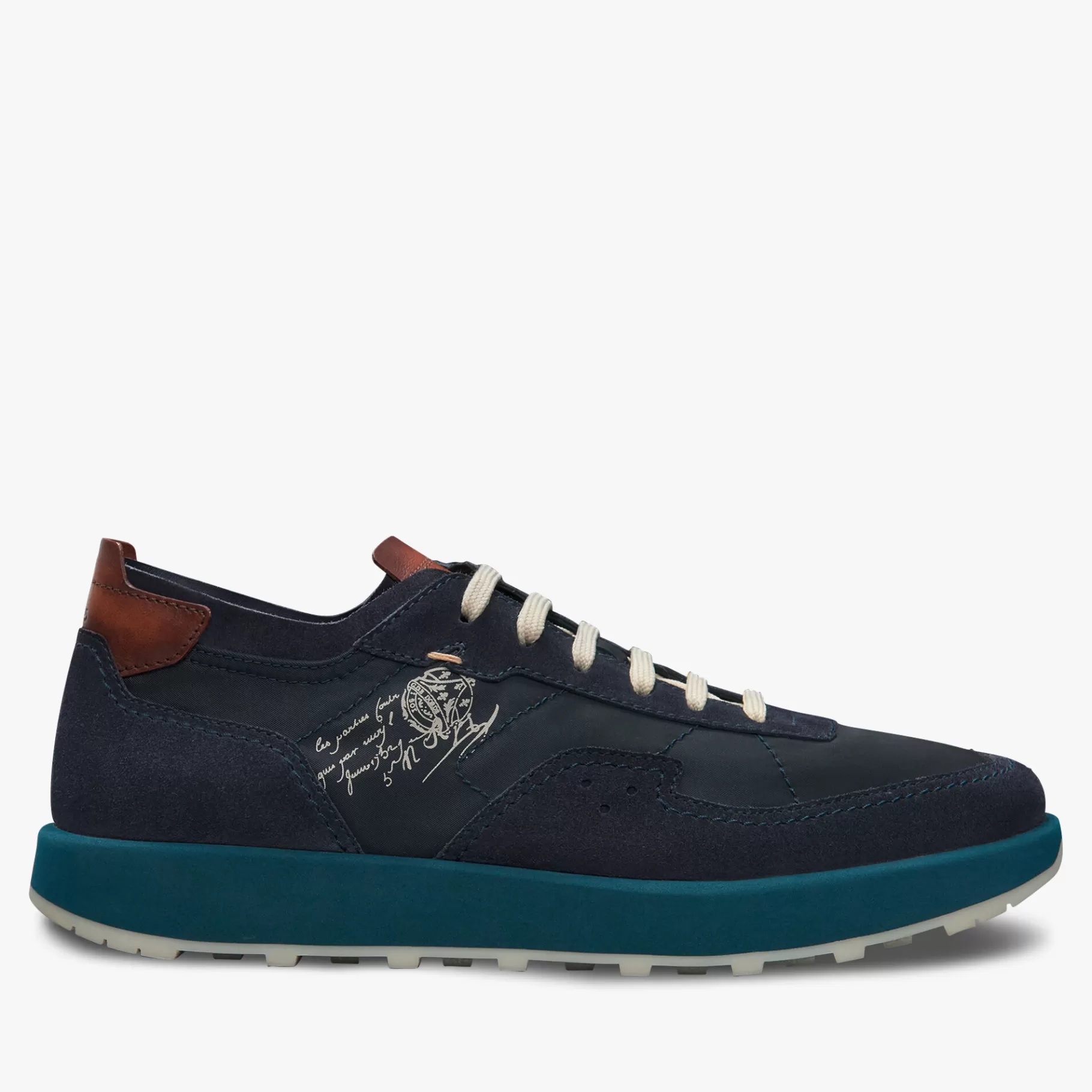 Sneaker Light Track En Veau Velours Et Nylon | Berluti Sale