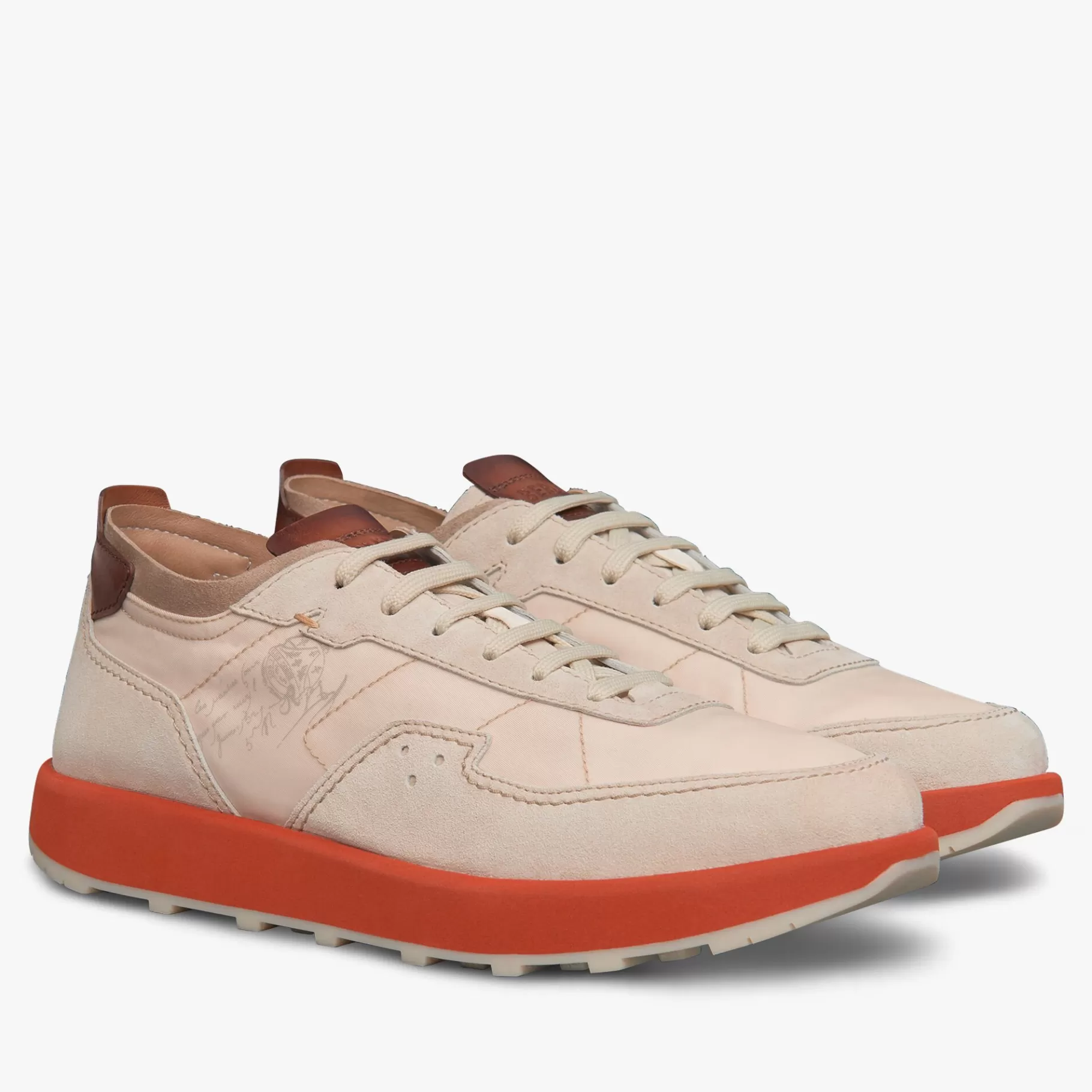 Sneaker Light Track En Veau Velours Et Nylon | Berluti Shop