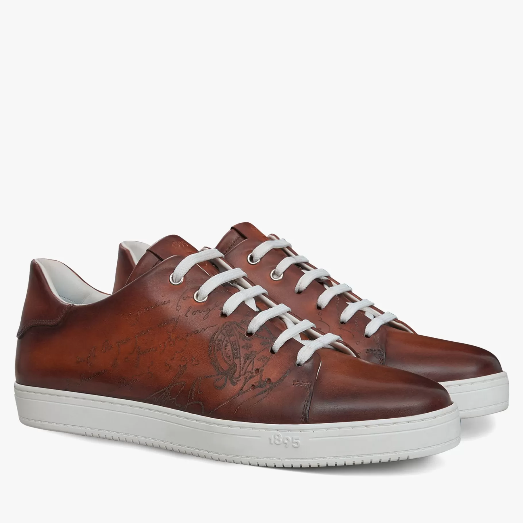 Sneaker Playtime En Cuir Scritto | Berluti New