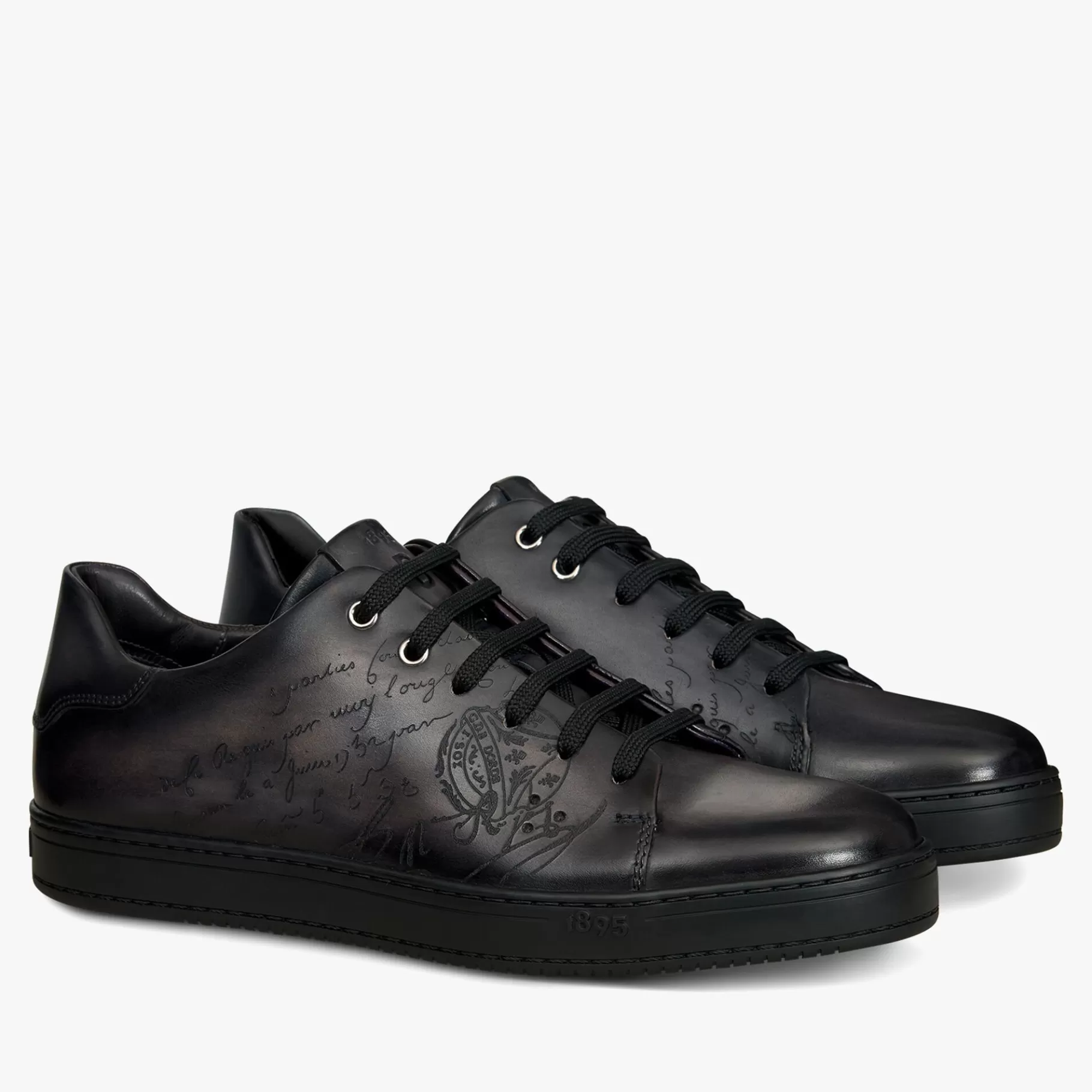 Sneaker Playtime En Cuir Scritto | Berluti Best Sale