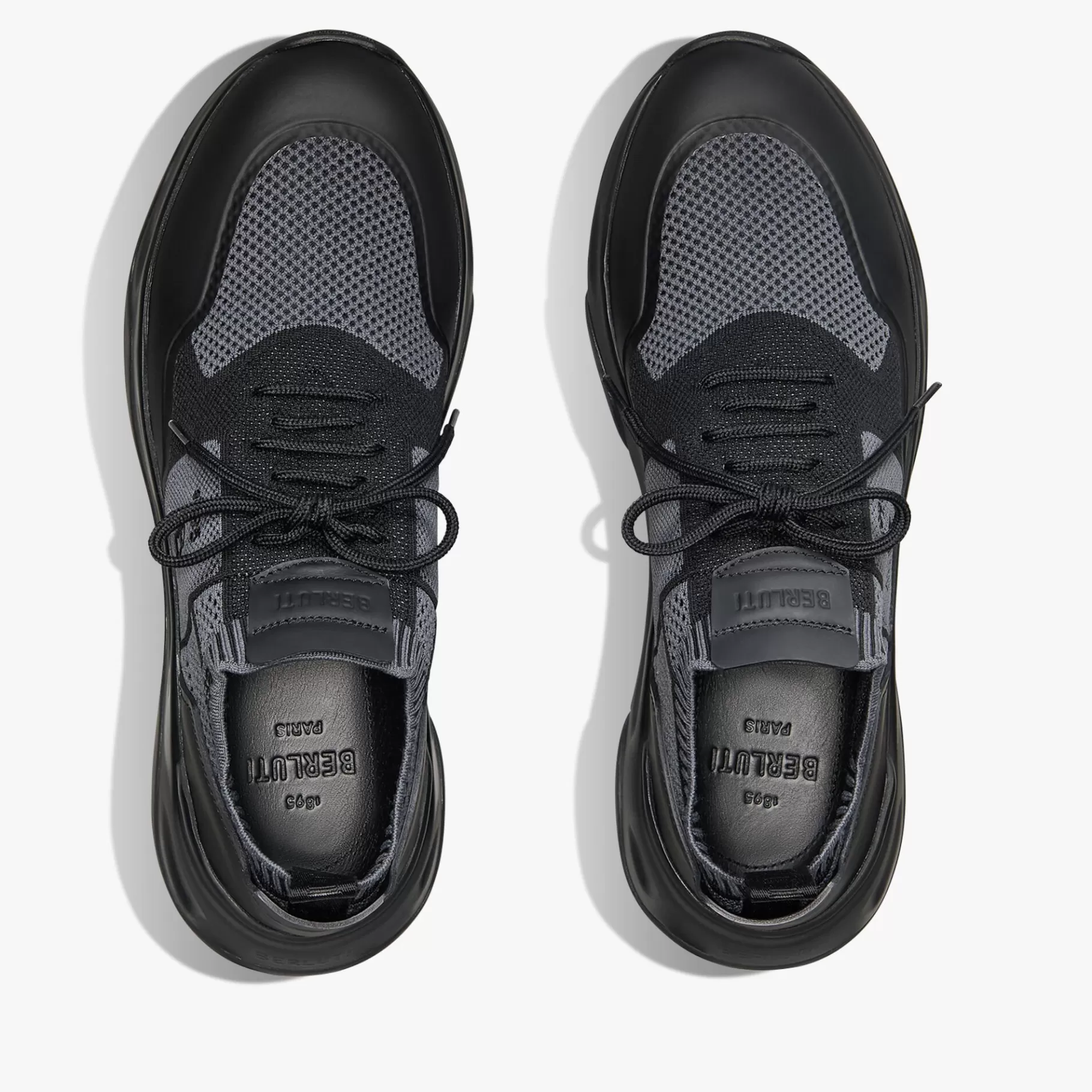 Sneaker Shadow En Maille Et Cuir De Veau Film Gomme | Berluti Cheap