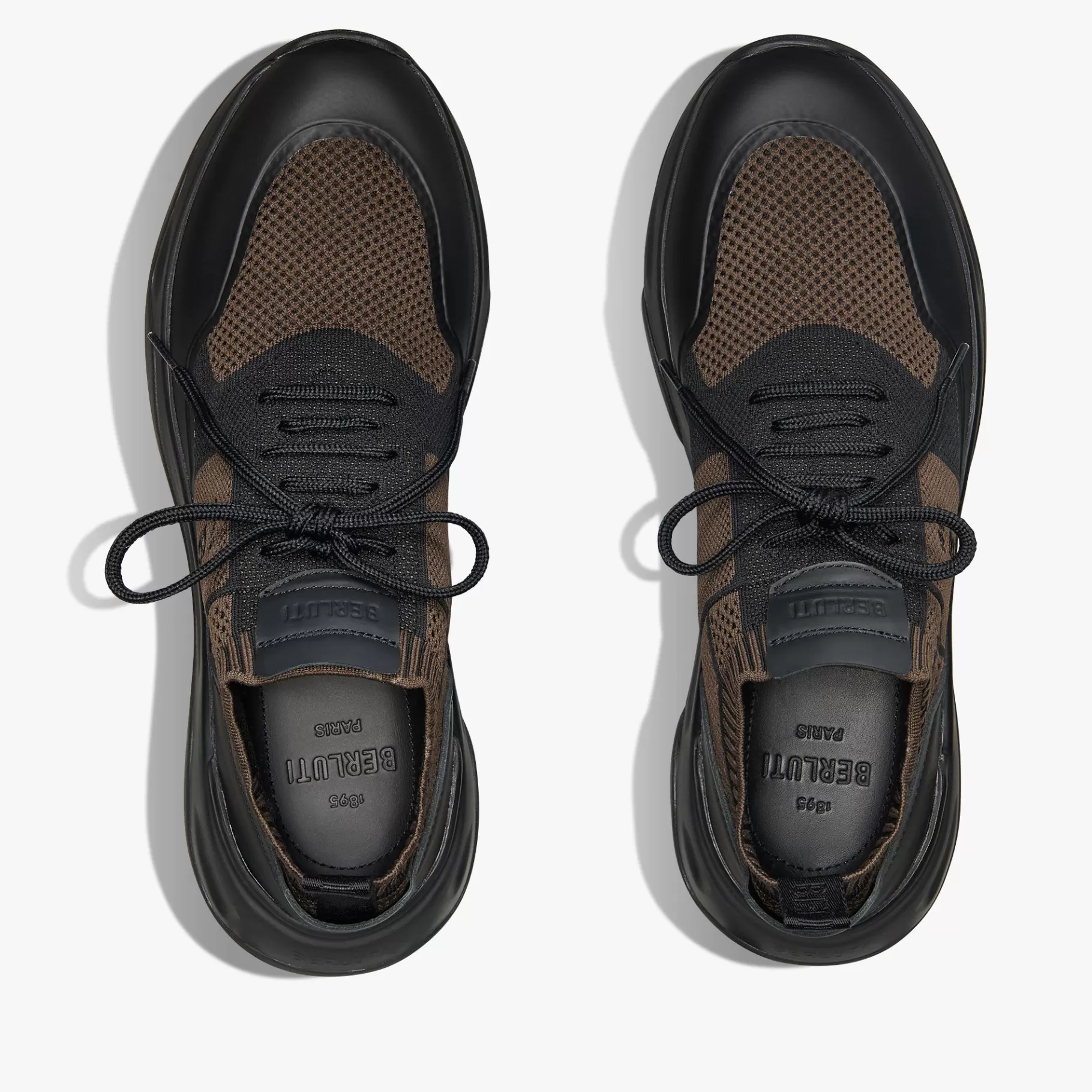 Sneaker Shadow En Maille Et Cuir De Veau Film Gomme | Berluti Shop