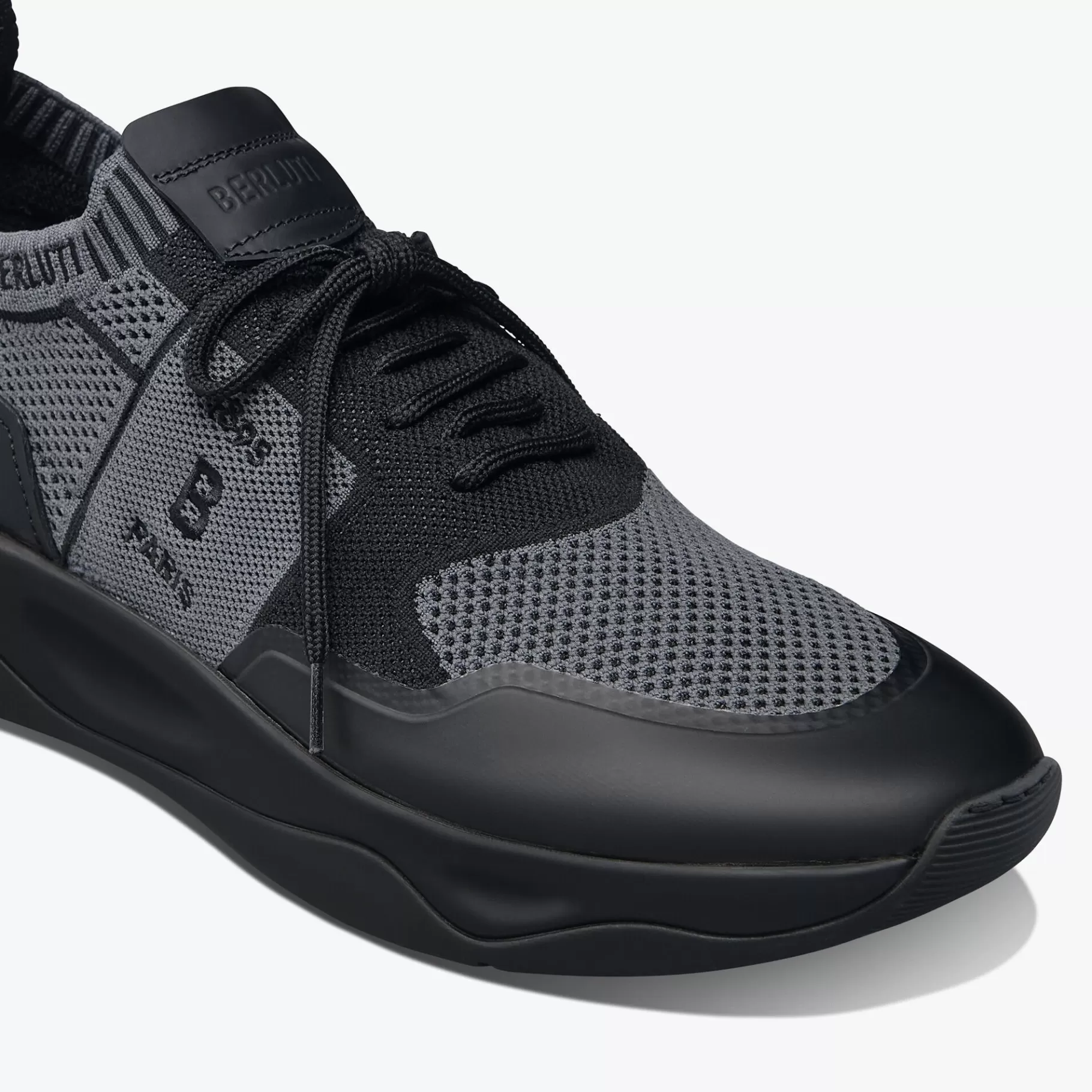Sneaker Shadow En Maille Et Cuir De Veau Film Gomme | Berluti Cheap