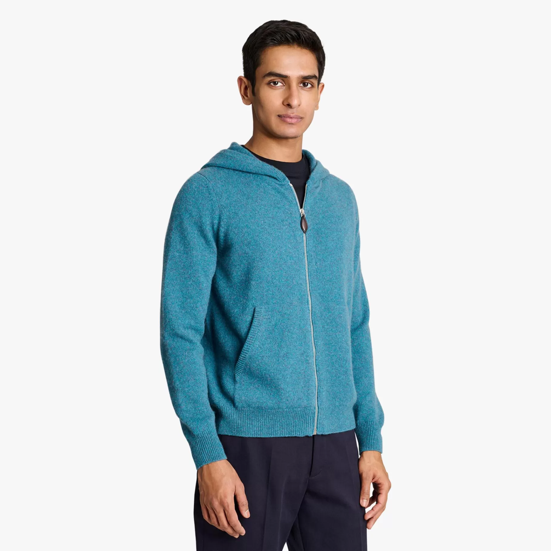 Sweat À Capuche Zippé En Cachemire Avec Détail Andy Bar | Berluti Store