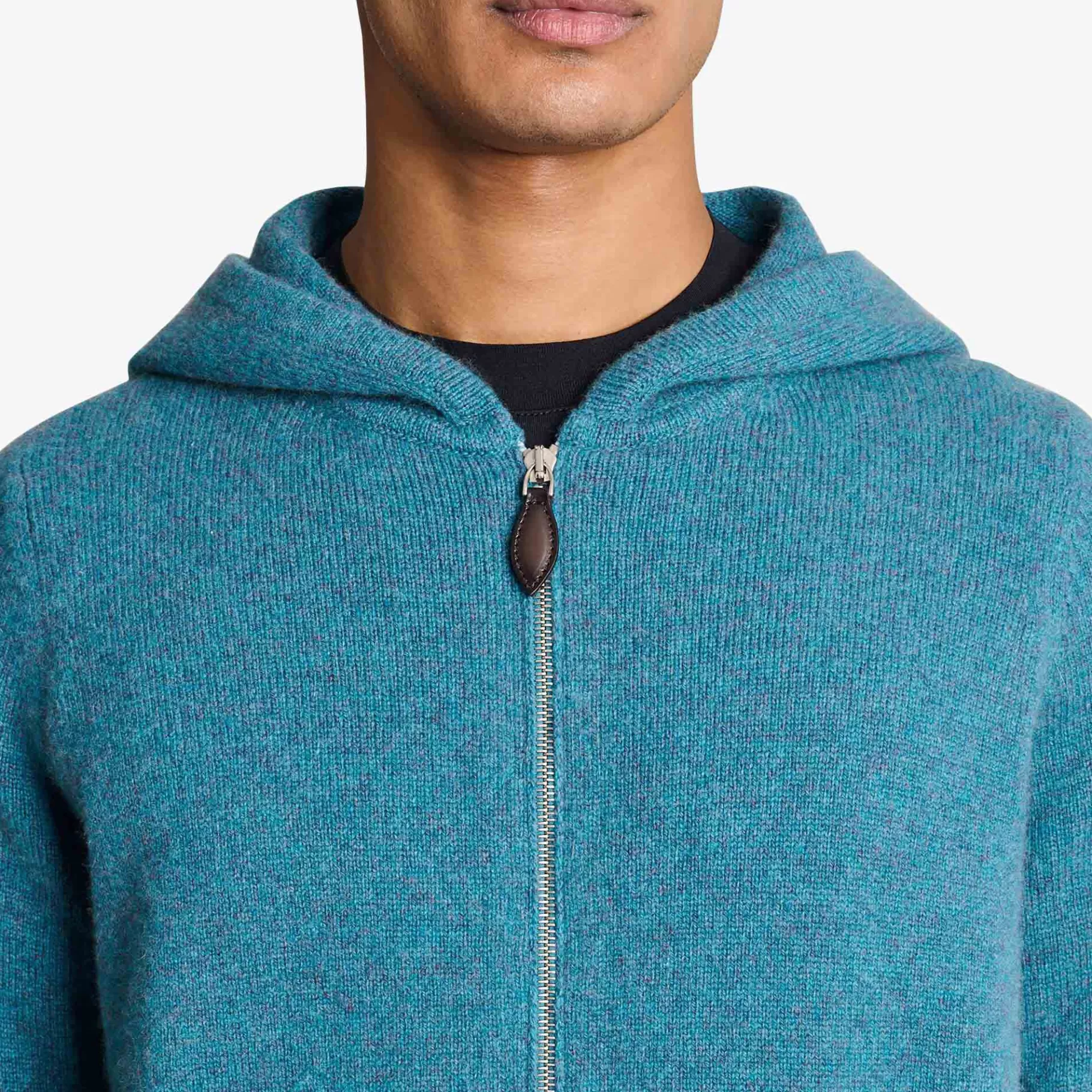 Sweat À Capuche Zippé En Cachemire Avec Détail Andy Bar | Berluti Store