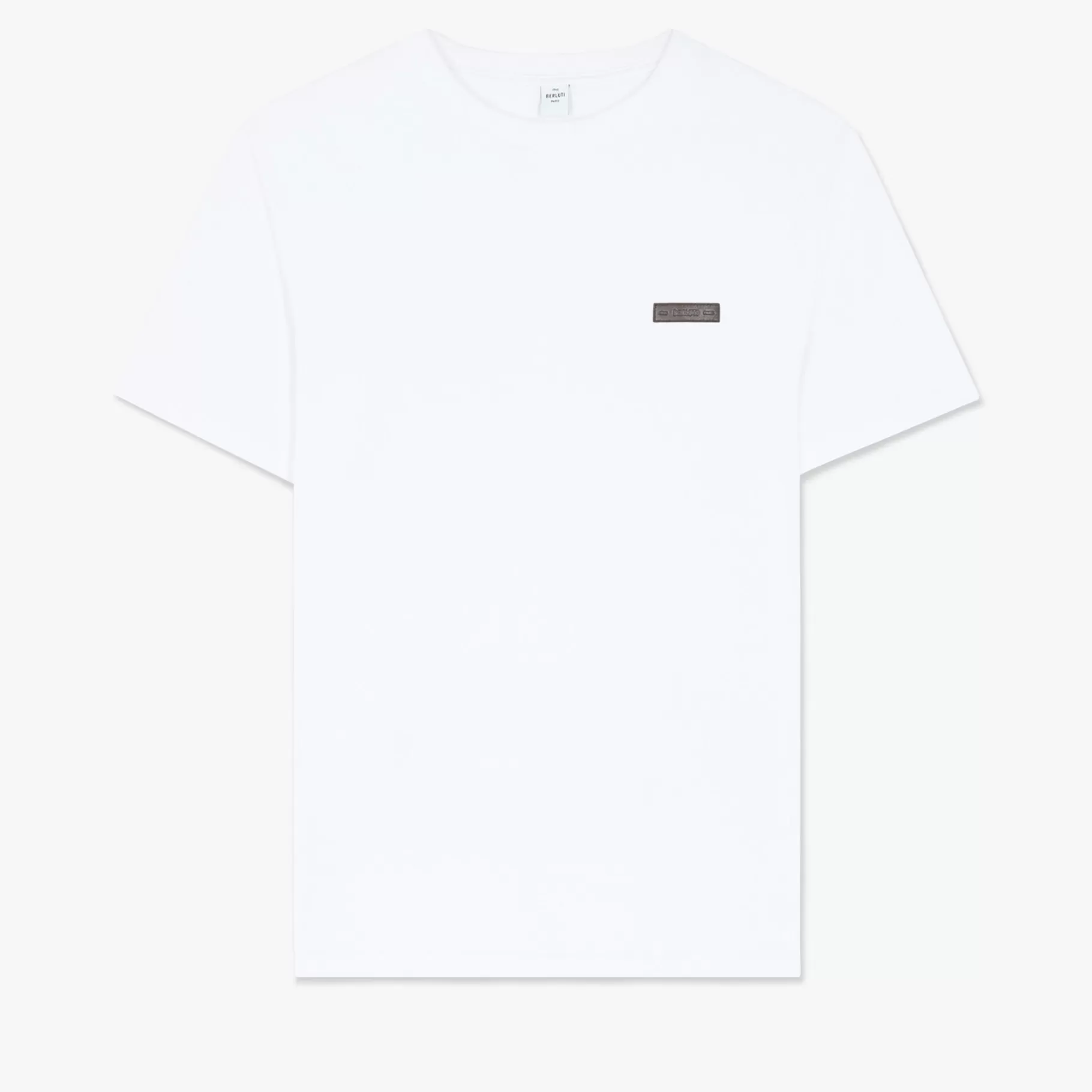 T-Shirt Avec Détail En Cuir | Berluti Clearance