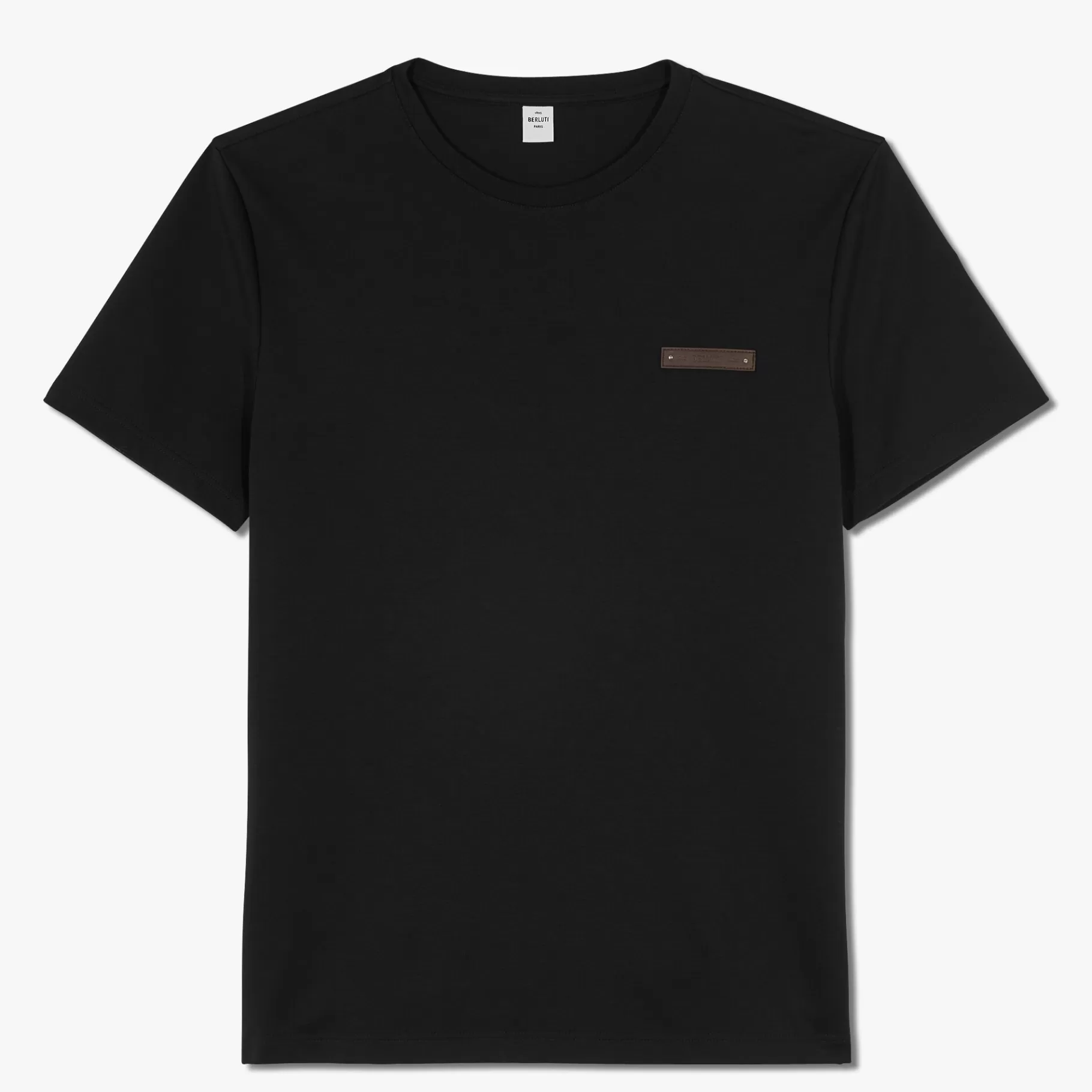 T-Shirt Avec Détail En Cuir Fit Slim | Berluti Cheap