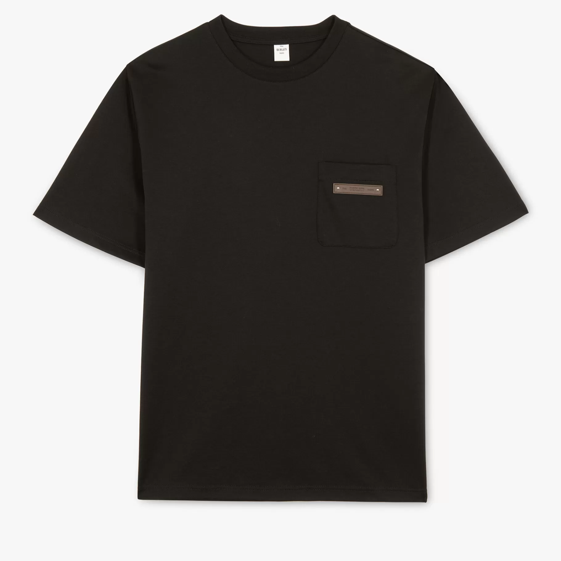 T-Shirt Avec Détails En Cuir | Berluti Best Sale