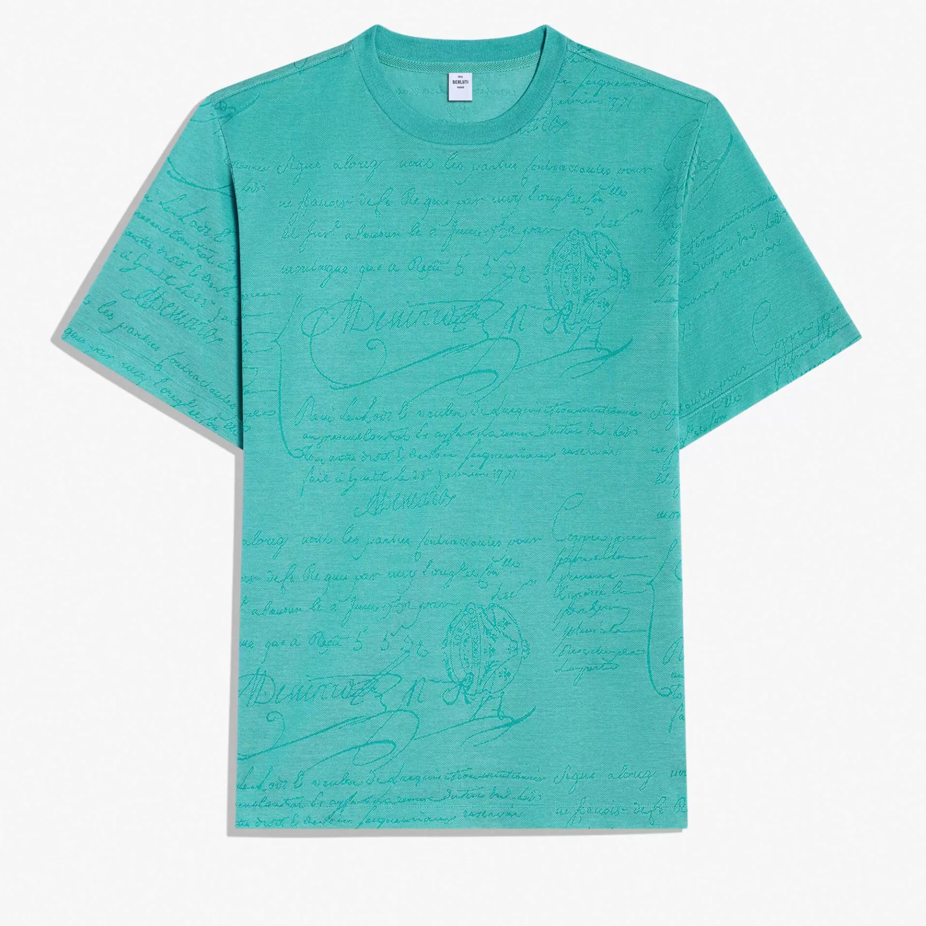 T-Shirt En Jacquard Scritto | Berluti Cheap