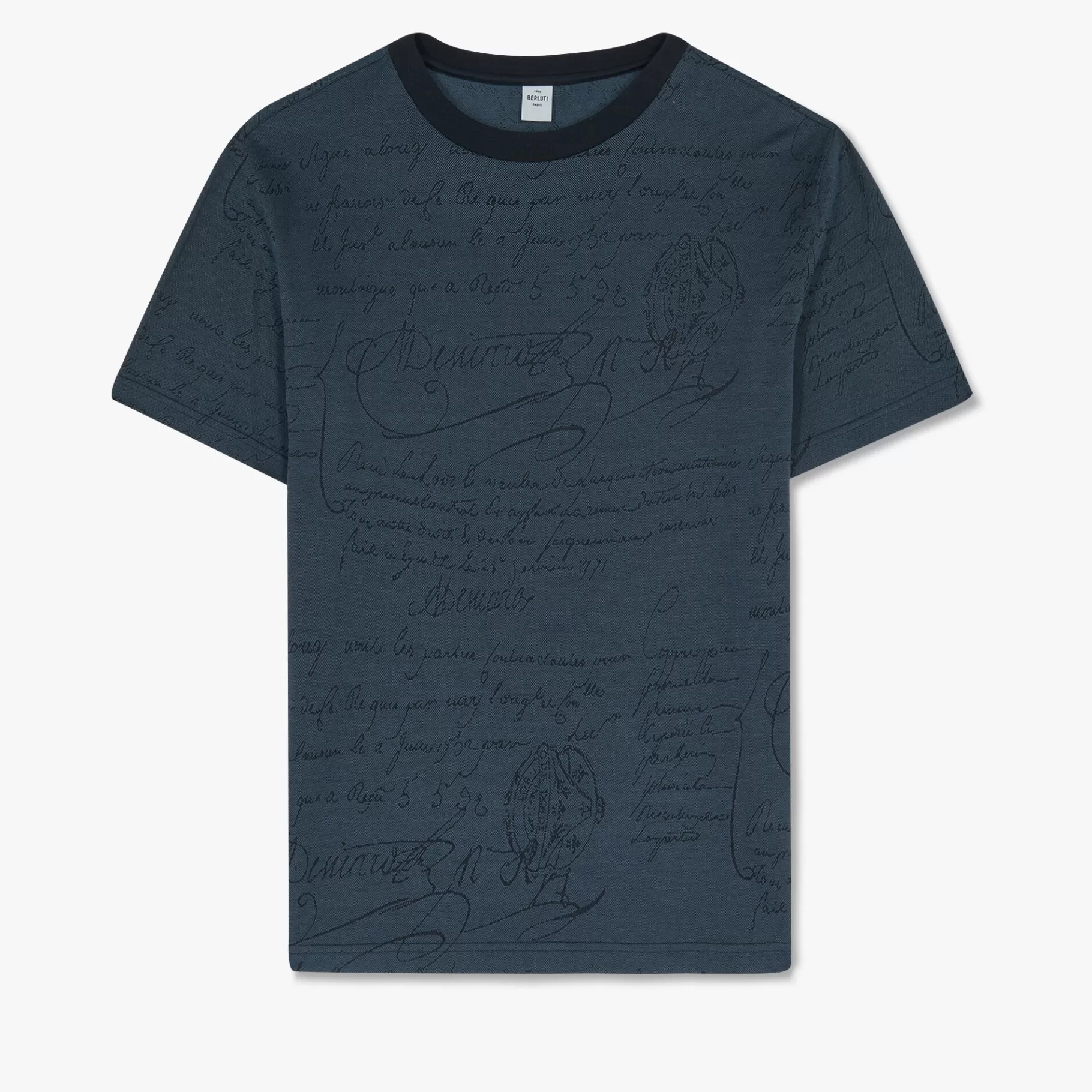 T-Shirt En Jacquard Scritto All-Over | Berluti Outlet