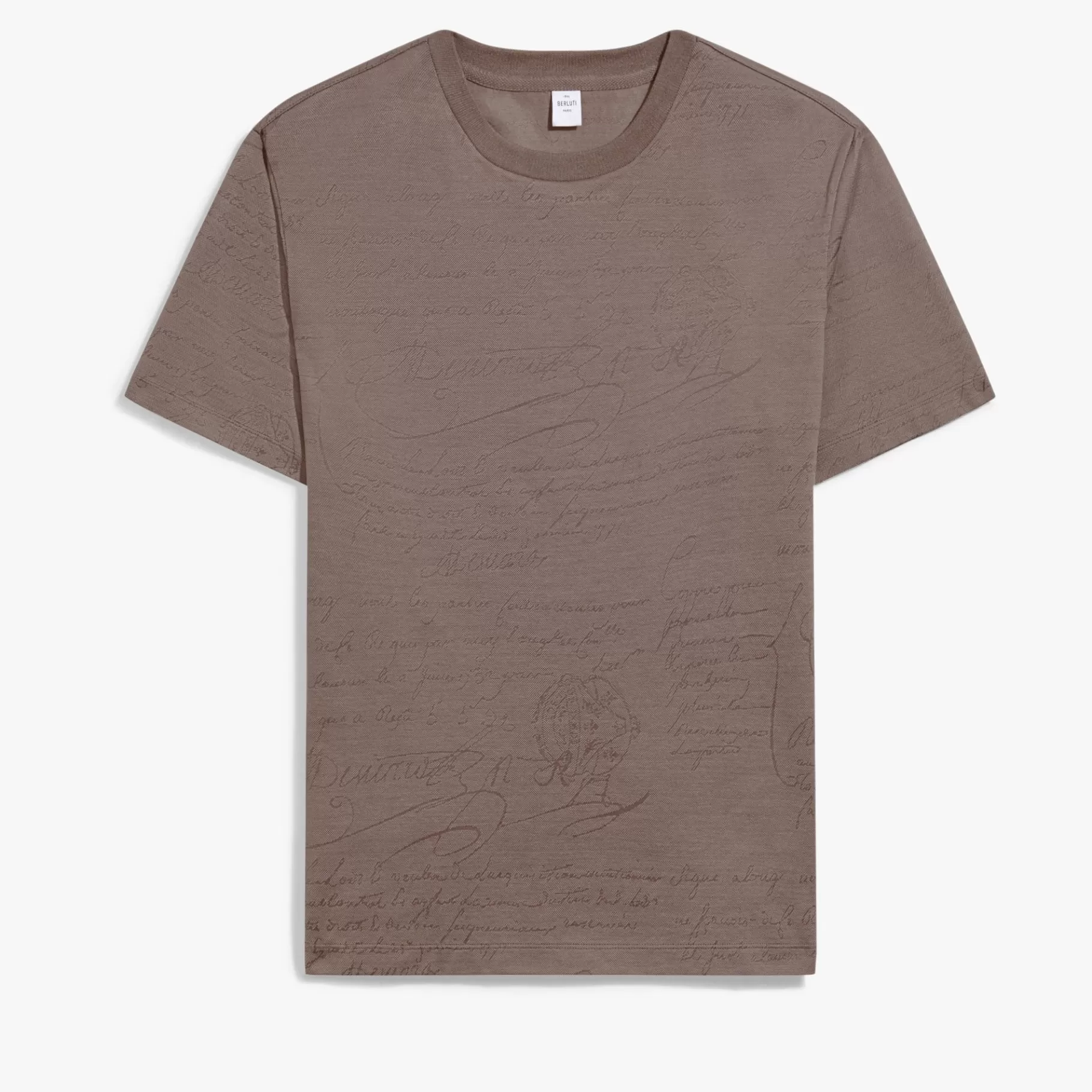 T-shirt Piqué en Jacquard Scritto | Berluti Hot