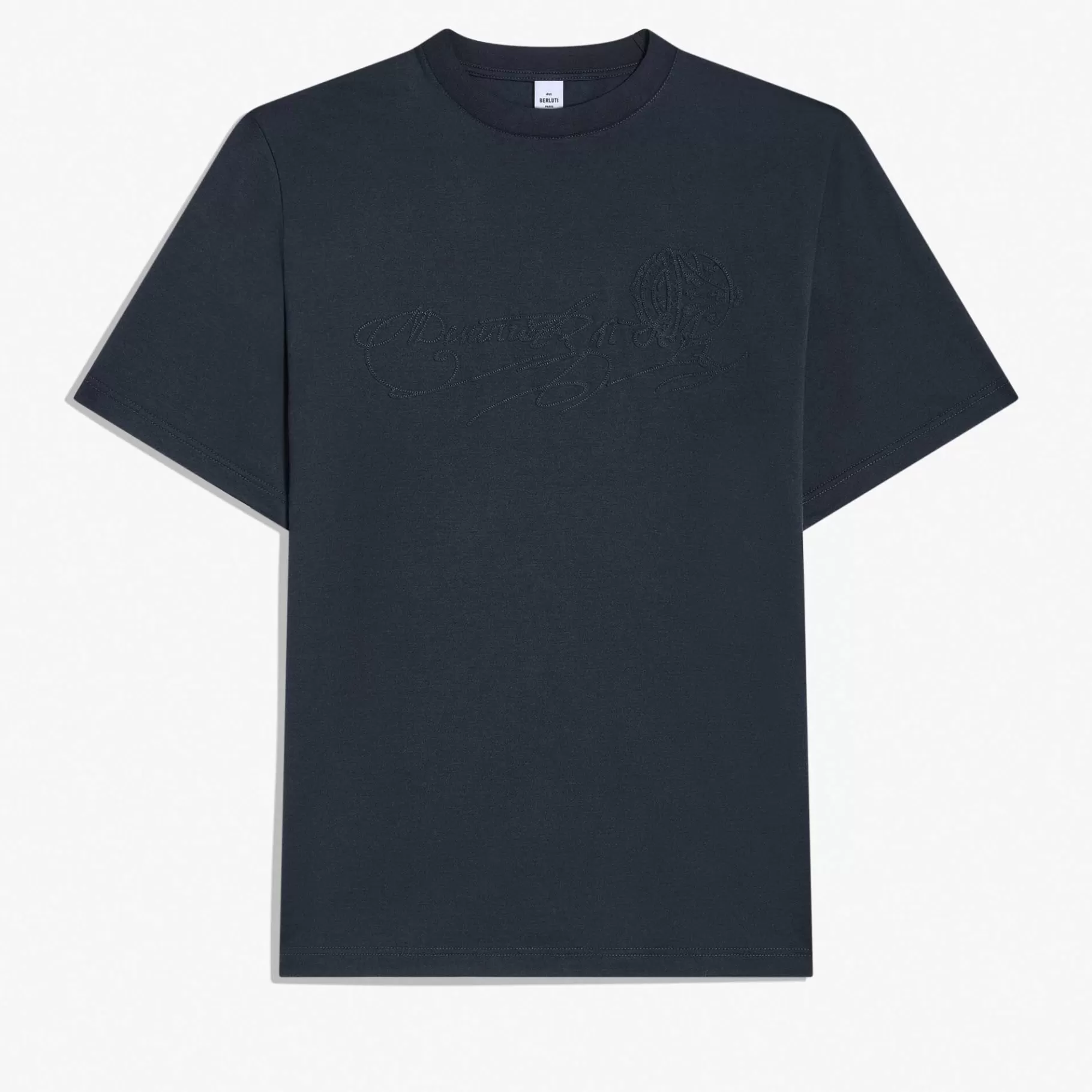 T-Shirt Scritto Avec Effet Suédé | Berluti Fashion