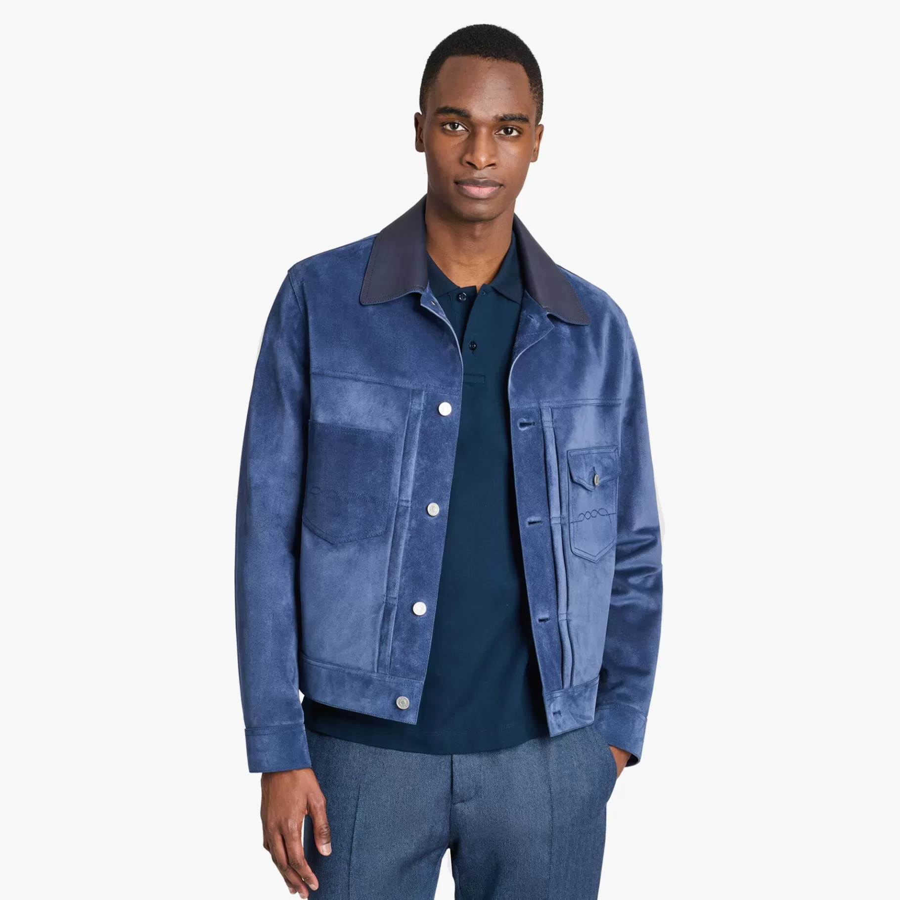 Veste Denim En Suède | Berluti Cheap