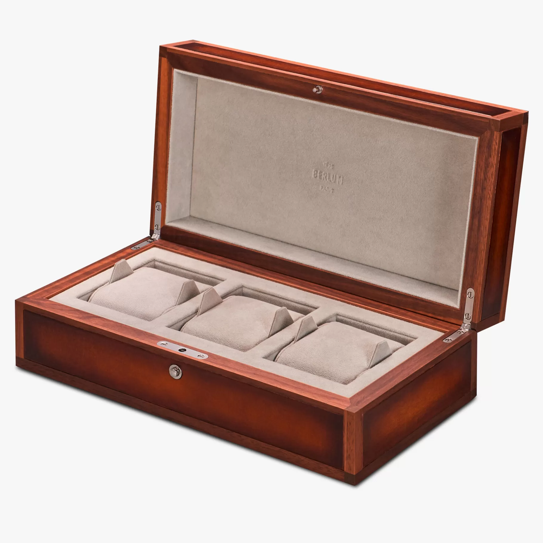 Wood and Leather Watch Box | Berluti New